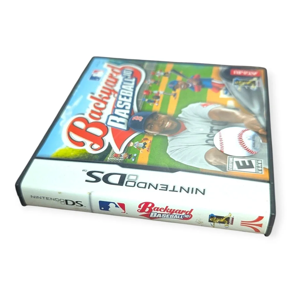 Nintendo DS Backyard‎ Baseball 2010 Complete Game Cartridge Case Manuals CIB